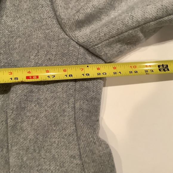 Old Navy Gray Blazer Jacket Size Large Wool Blend One Button Long Sleeves - Picture 10 of 13